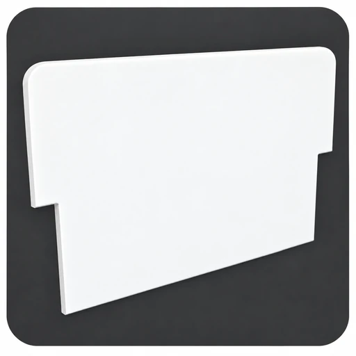 A Pano için beyaz PVC Foam alınlık