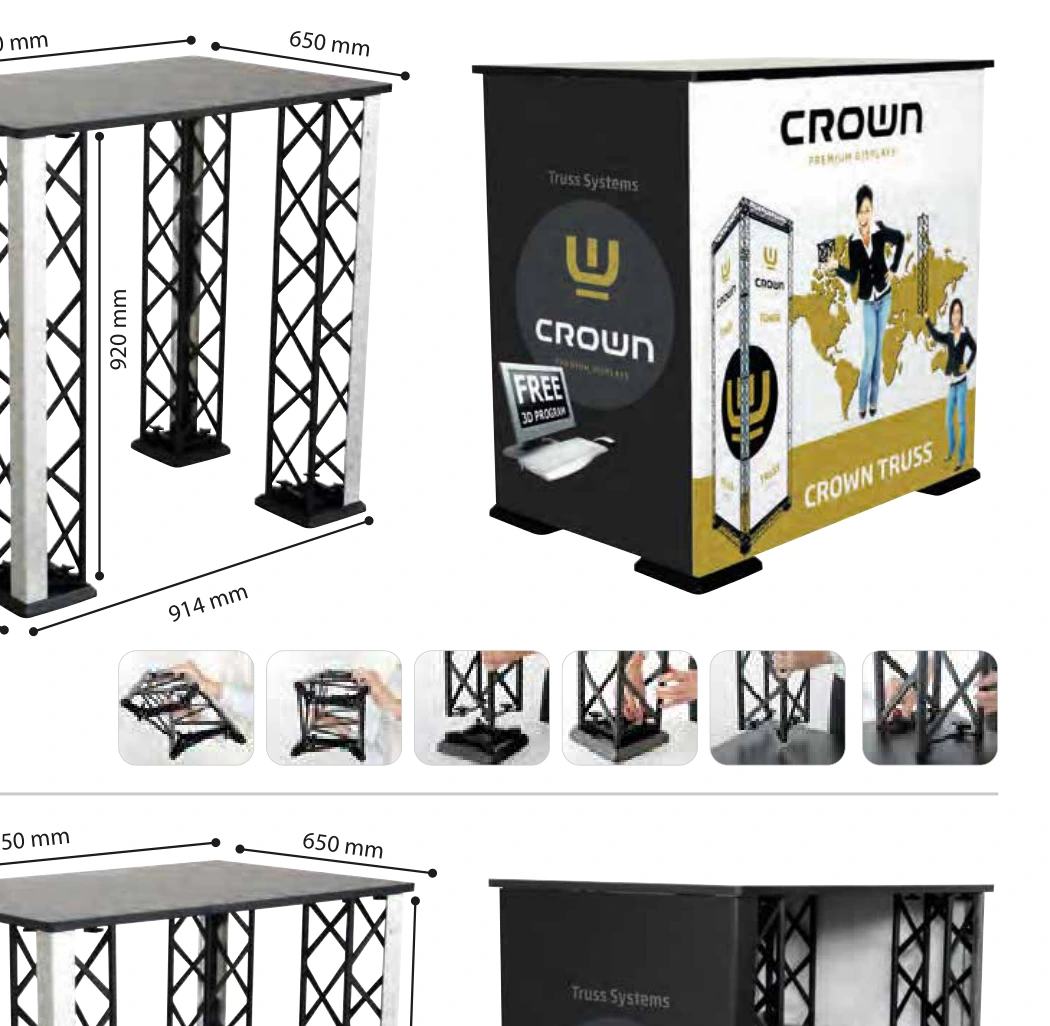 Crown Truss Masa ürün detayları