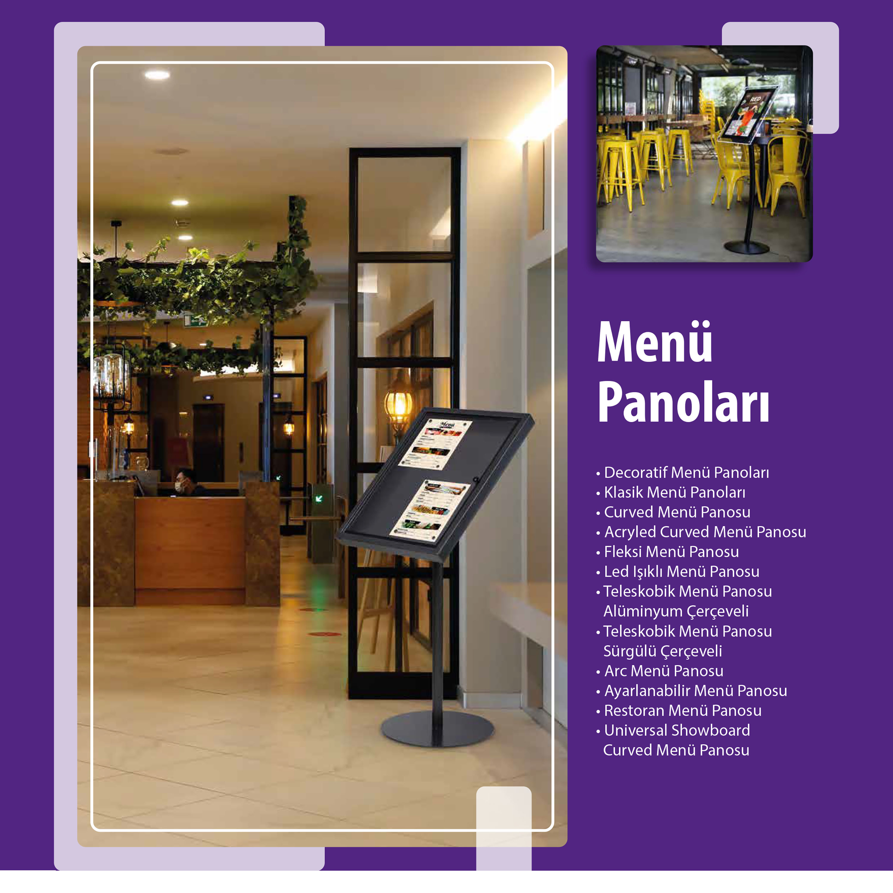 Menü Panoları
