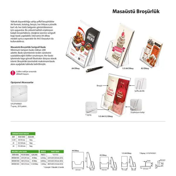 Masaüstü Broşürlük