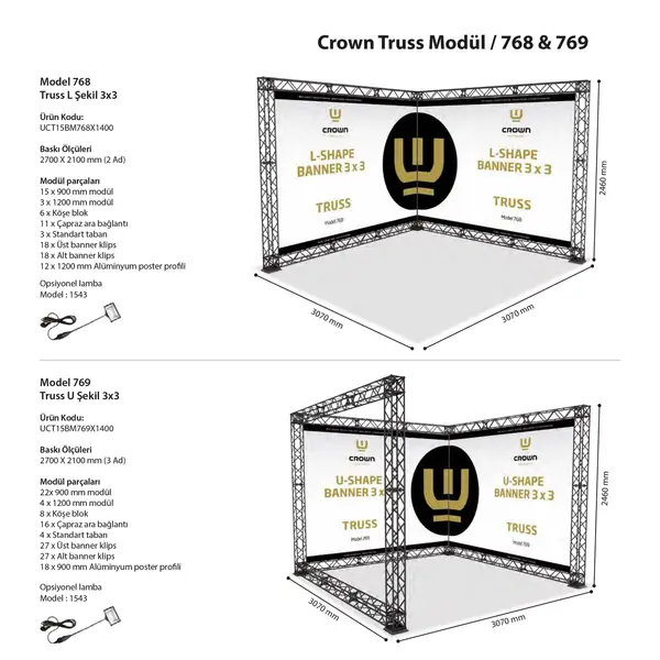Crown Truss Modül 768 769